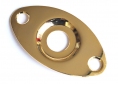 Oval Football Jackplate • Curved and Recessed • Gold