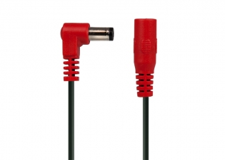 Power-All® Cable for Pedal Power Supplies • Reverse Polarity • Right Angle