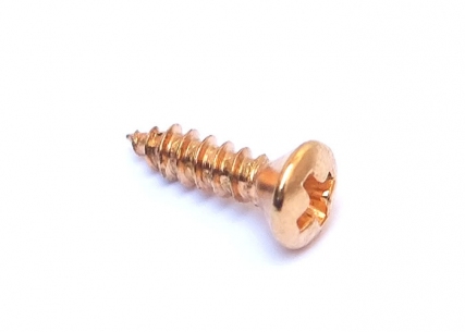 Pickguard Screw • #3 Gibson® Size • Gold
