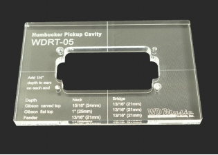 Pickup Routing Template • Humbucker Pickup Cavity