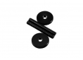 Threaded Post Studs and Thumbwheels for Tune-O-Matic Bridge • M4 x 30mm • Black