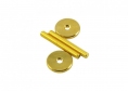 Threaded Post Studs and Thumbwheels for Tune-O-Matic Bridge • M4 x 30mm • Gold