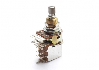 Push/Pull Potentiometer • Metric • 500k • Dual Gang Split Shaft • Bourns®