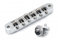 Roller Tune-O-Matic Bridge • Standard 4mm Post • Chrome