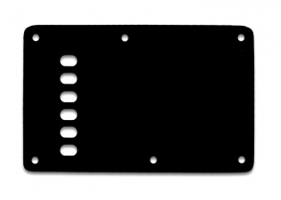 Stratocaster® Style Tremolo Backplate • Vintage • Black Thin