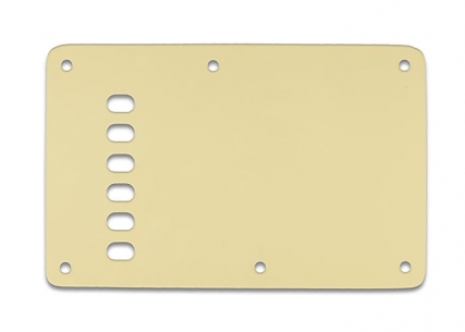 Stratocaster® Style Tremolo Backplate • Vintage • Cream Thin