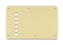 Stratocaster® Style Tremolo Backplate • Vintage • Cream Thin