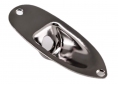 Gotoh® Stratocaster® Style Jackplate • Cosmo Black