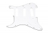 Stratocaster® Style Pickguard • 11 Hole • White/Black/White • Left Handed