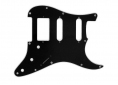 Stratocaster® Style Pickguard • 1HB 2SC • 11 Hole • Black/White/Black