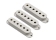 Stratocaster® Style Single Coil Pickup Covers • Parchment