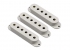 Stratocaster® Style Single Coil Pickup Covers • Parchment
