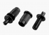 Wide Post Studs and Anchors for Metric Tune-O-Matic Bridge • Black