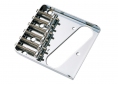 Vintage Telecaster® Style Bridge With 6 Barrel Saddles • Chrome