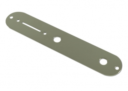 Kluson® Telecaster® Style Control Plate • USA • 4 Way Switch Slot • Chrome