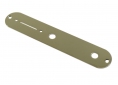 Kluson® Telecaster® Style Control Plate • USA • 4 Way Switch Slot • Nickel