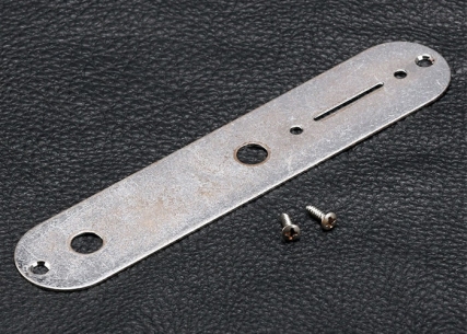 Gotoh® Telecaster® Style Control Plate • Chrome • Aged/Relic