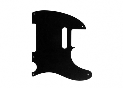 Telecaster® Style Pickguard • 5 Hole • Black Thin