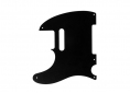 Telecaster® Style Pickguard • 5 Hole • Black Thin • Left Handed