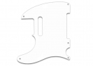 Telecaster® Style Pickguard • 5 Hole • White Thin • Left Handed