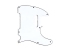 Telecaster® Style Pickguard • 8 Hole • White/Black/White