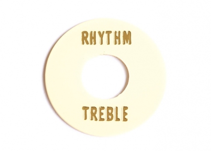 Gibson® Style Rhythm/Treble Selector Switch Ring • Cream