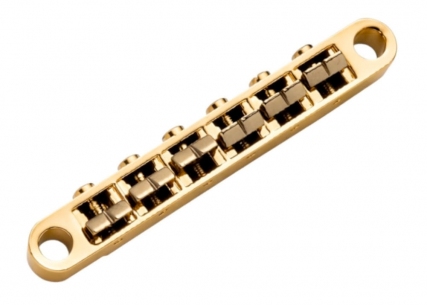 Tune-O-Matic Bridge • Metric Wide Post to ABR • Gold