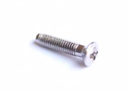 Tuner Button Screw • Short • Chrome