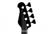 Gotoh® FB30 Bass Tuners • Nickel • 4R