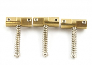 Wilkinson® Telecaster® Style Bridge Compensated Brass Saddles • Set of 3