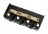 Wilkinson® Telecaster® Style Short Bridge w/Brass Compensated Saddles • Black